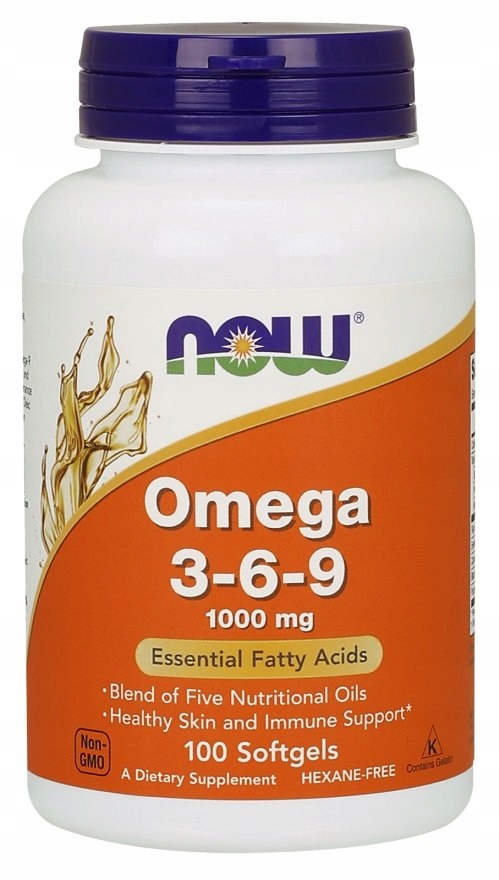 Teraz potraviny omega 3-6-9 1000mg 100 mäkké kapsuly