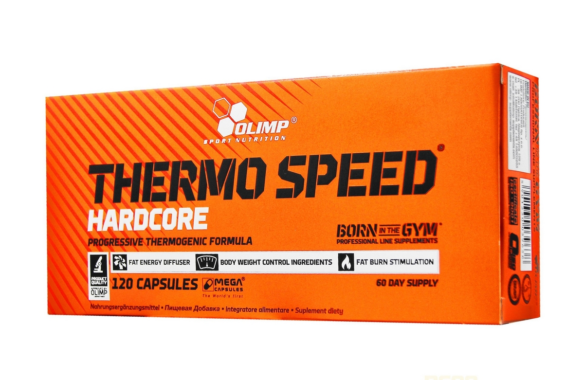 Spaľovač tuku - Nová Thermo Rýchlosť Hardcore 120KAP. OLIMP - horák