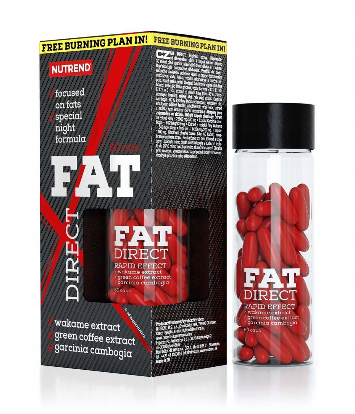 Spaľovač tuku - NUTREND FAT DIRECT 60KAPST