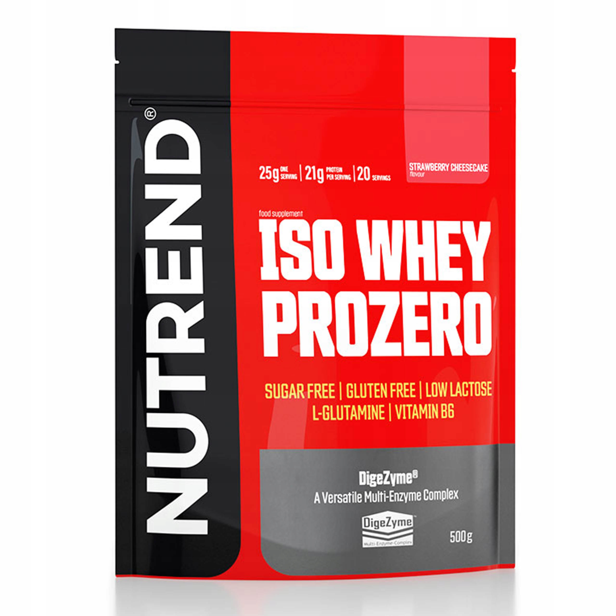 Proteín - NUTREND ISO WHEY PROZERO 500g PROTEIN ISOLATE WPI
