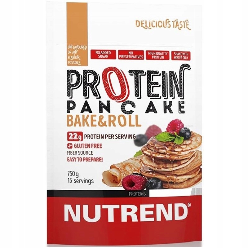 NUTREND PROTEIN PANCAKE PANCAKES NATURAL 750G WPC