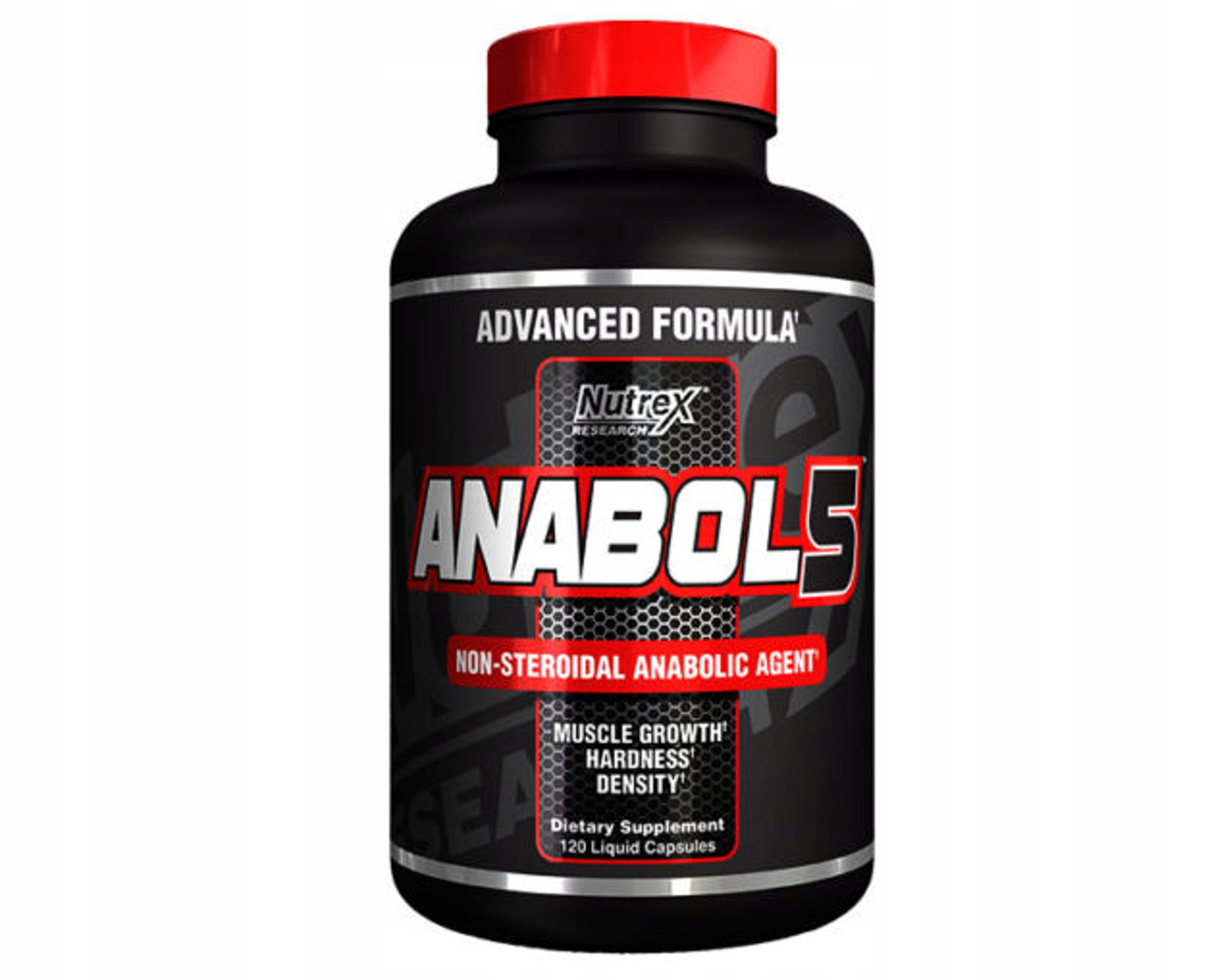 Nutrex Anabol 5 120 KAP Hmotnosť svalov Sculpture libido