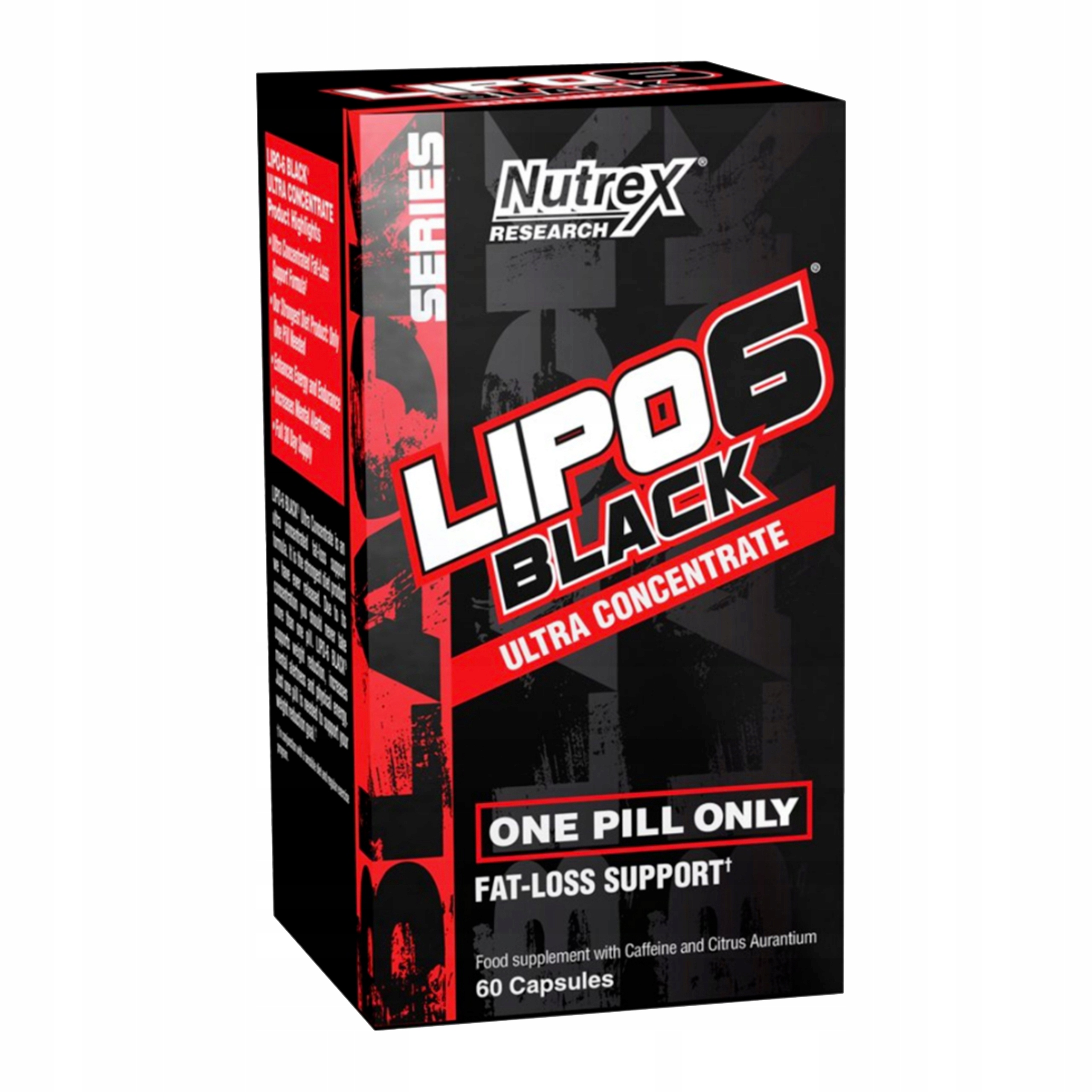 Spaľovač tuku - Nutrex Lipo 6 60 čiapok Silný tuk Bella Lip6