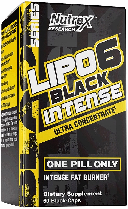 Spaľovač tuku - NUTREX LIPO 6 ČIERNA INTENZITA 60k HORÁK USA