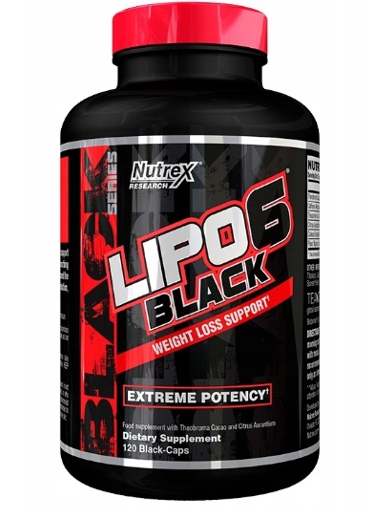 Spaľovač tuku - Nutrex Lipo-6 Black 120CAP Real verzia USA !!!