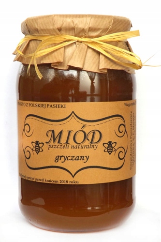 Prírodný pohánkový med z Poľska 1,3 kg pikantnej pohánky