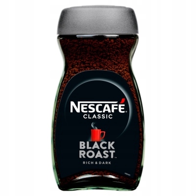 Instantná káva - Čierna pražená káva Nescafé Classic 200 g