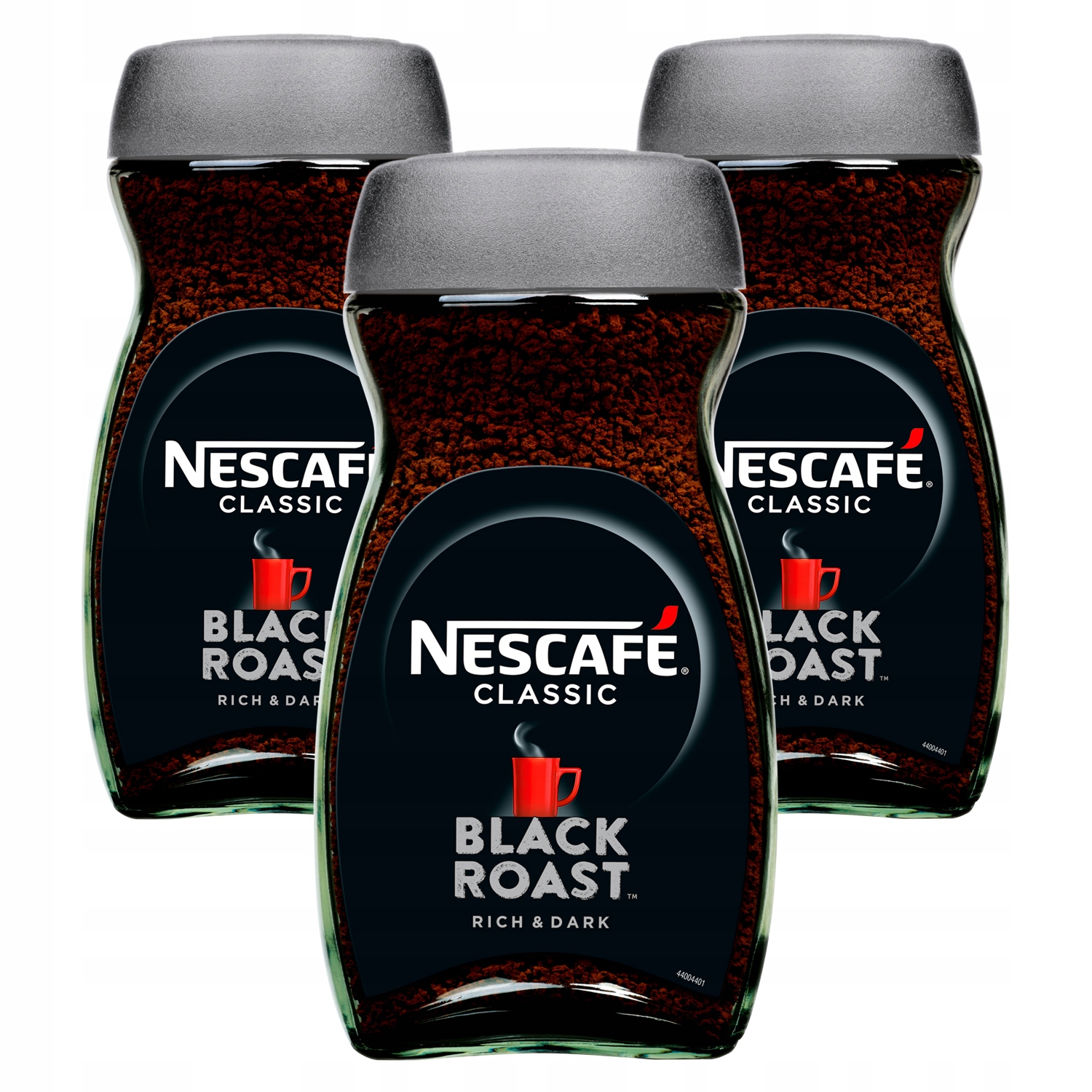 Instantná káva - Nestle NESCAFE CLASSIC BLACK ROUAST 3X 200 g