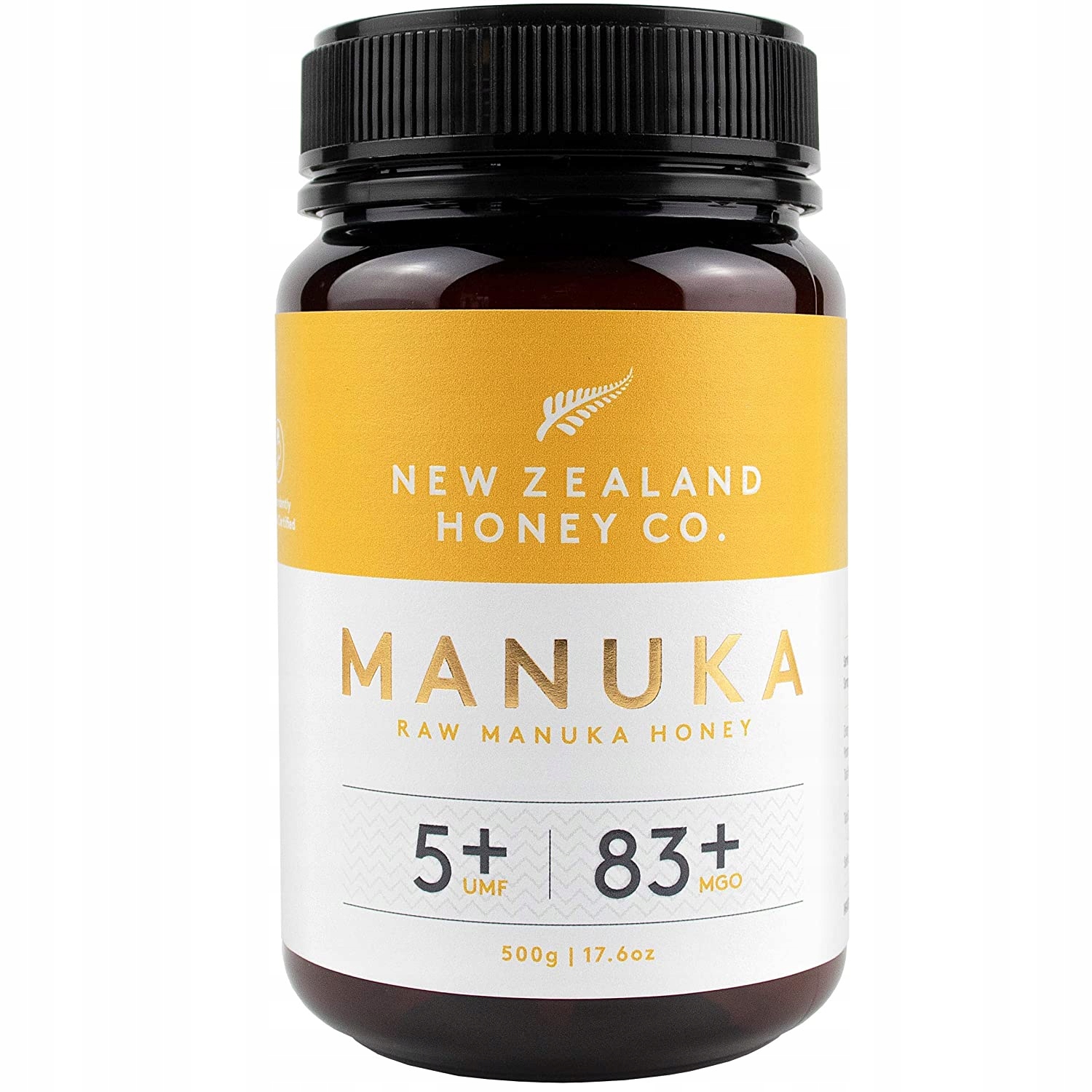Nový Zéland Honey Čo menu Manuka 5+ MgO 83+, 500g