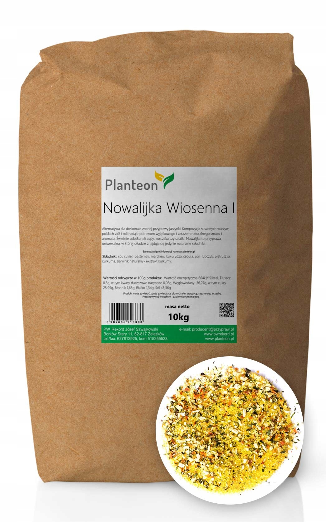Nodalka Sprojná zmes sušenej zeleniny XXL 10kg