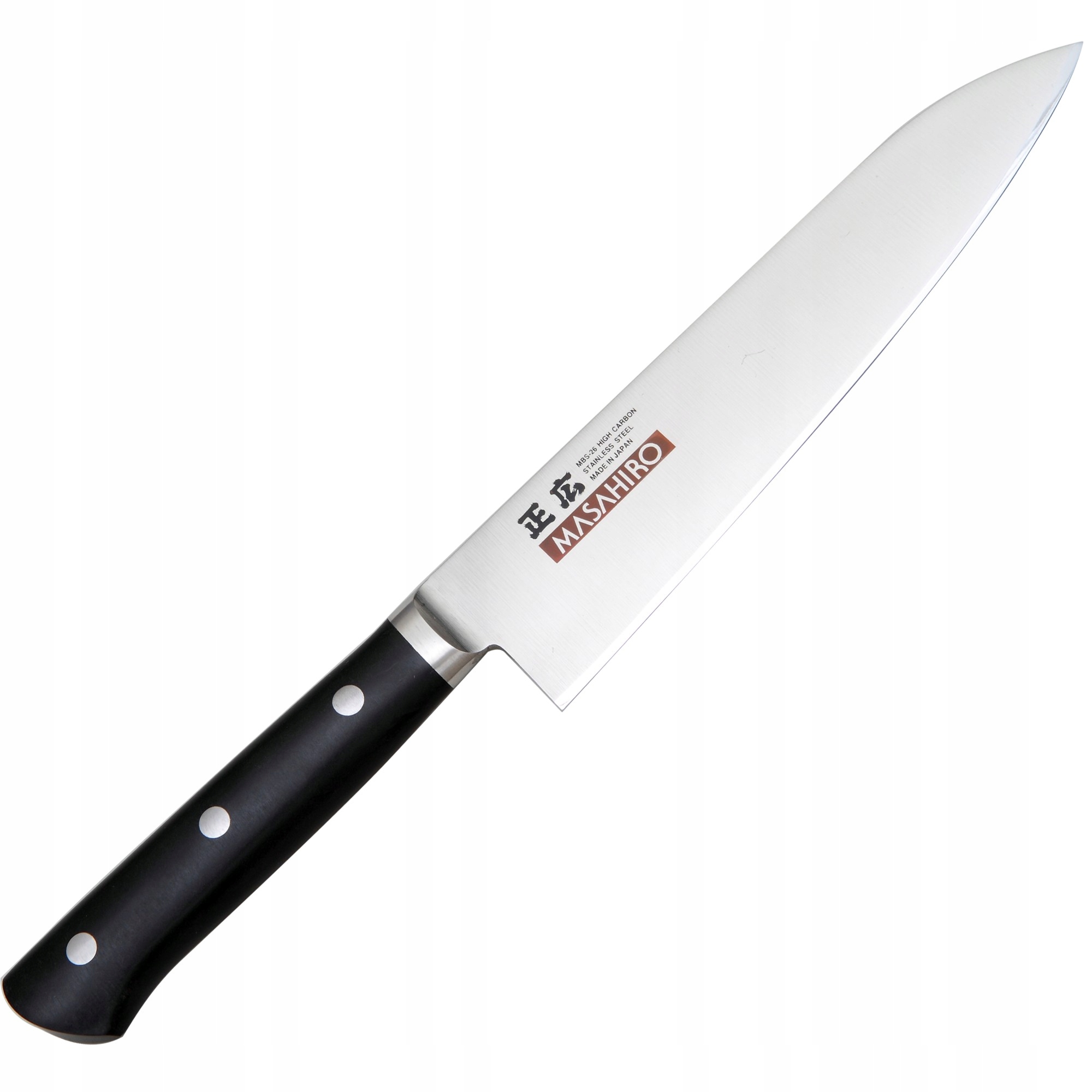 Ázijska kuchyňa - Nôž MASAHIRO MV-H CHEF 180 mm čierny