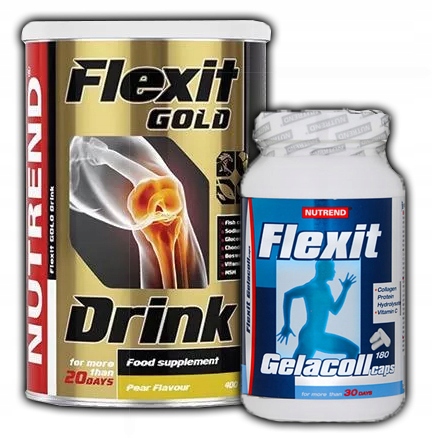 Ochrana kĺbov - NUTREND FLEXIT GOLD 400G + GELLACOL 180K ZADARMO