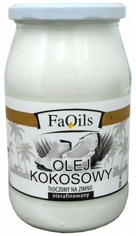 Kokosový olej 900ml Namnotizovaný nerafinovaný