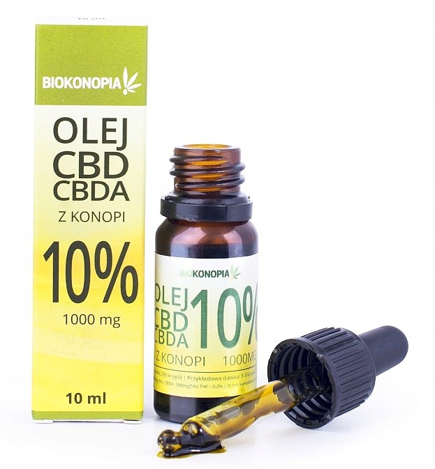 CBD - Konopný olej 10% CBD + CBDA 3000mg 30 ml Polish Pre