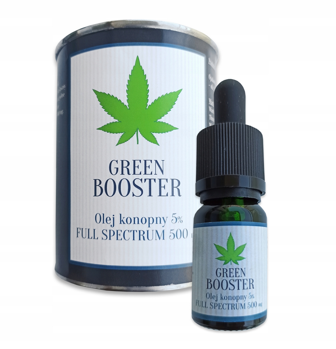 CBD - CBD konopného oleja 5% 500 mg Green Booster 10 ml