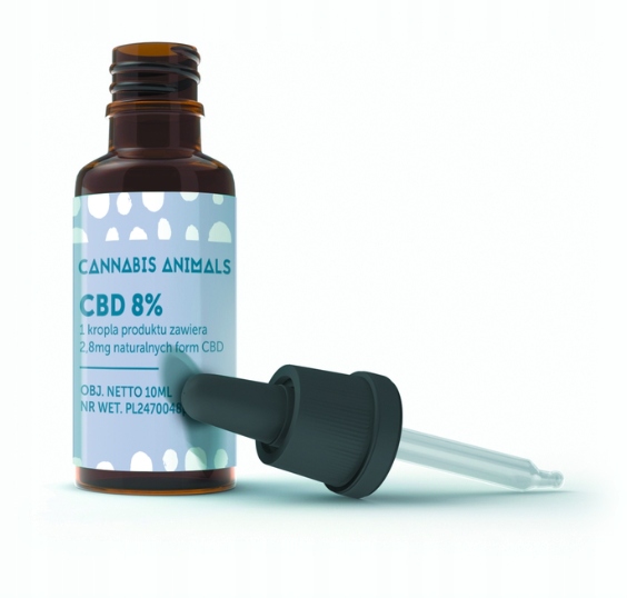 CBD - Konopný olej pre zviera CBD 8% pre psov Cat 30ml