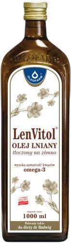 FLAXOVÝ OLEJ PRE DIÉTU DR BUDWIG 1L LENVITOL