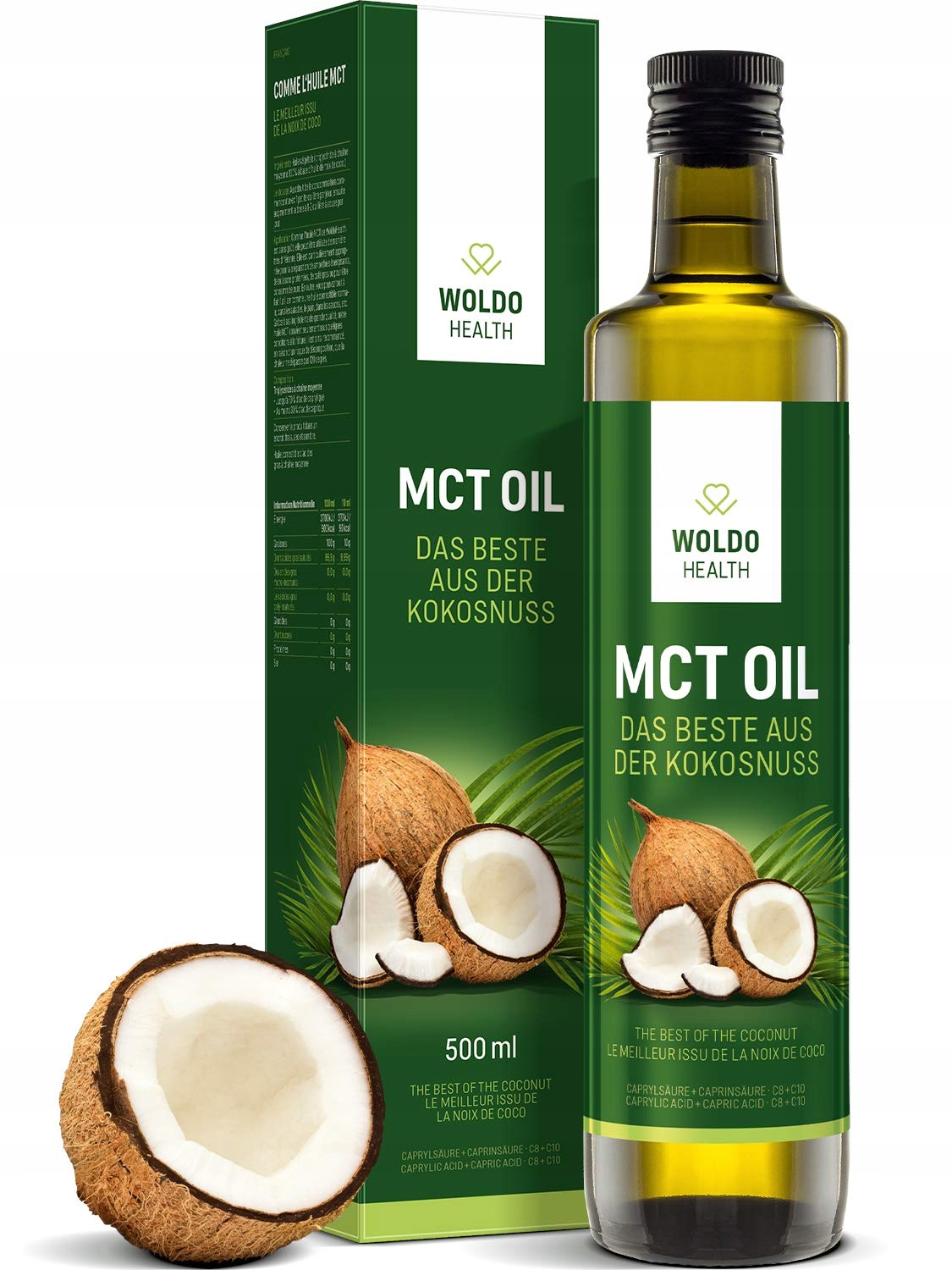 Kokosový olej neutrálny 500ml