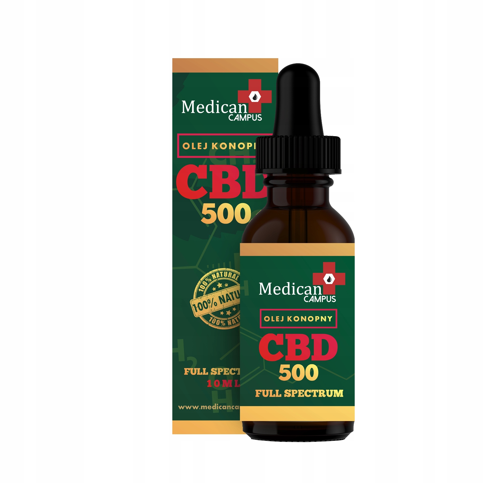CBD - Full Spectrum firehy olej 5% 500 mg CBD