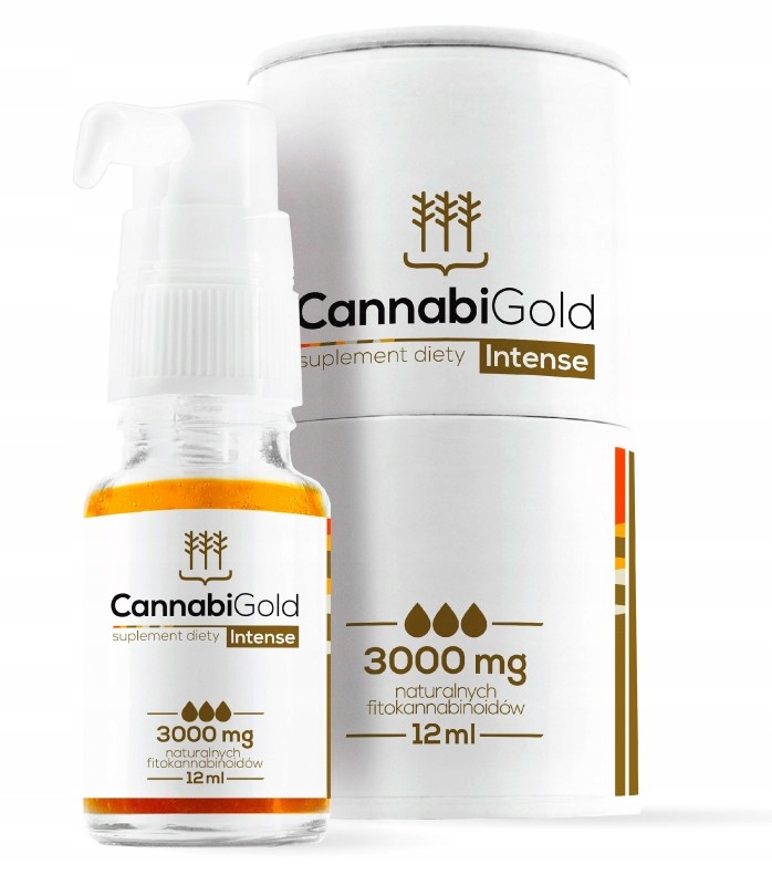 CBD - CANNABIGOLD Intenzívne olej 30% CBD 3000 mg / 10 g