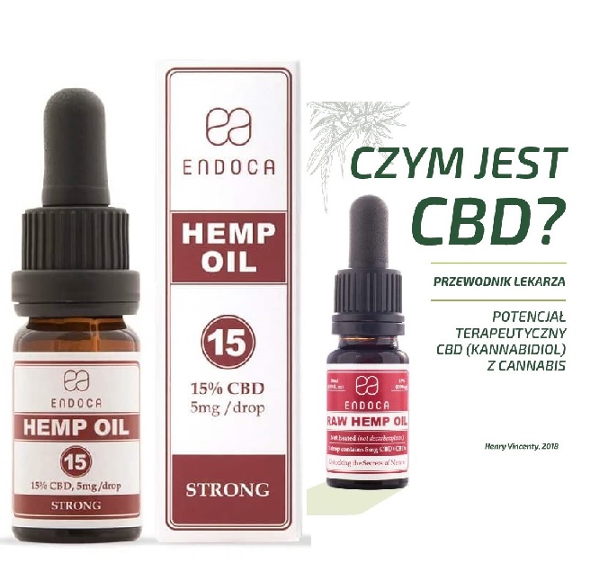 CBD - HAPE OIL 15% CBD 10 ml Endoca Kvalitné