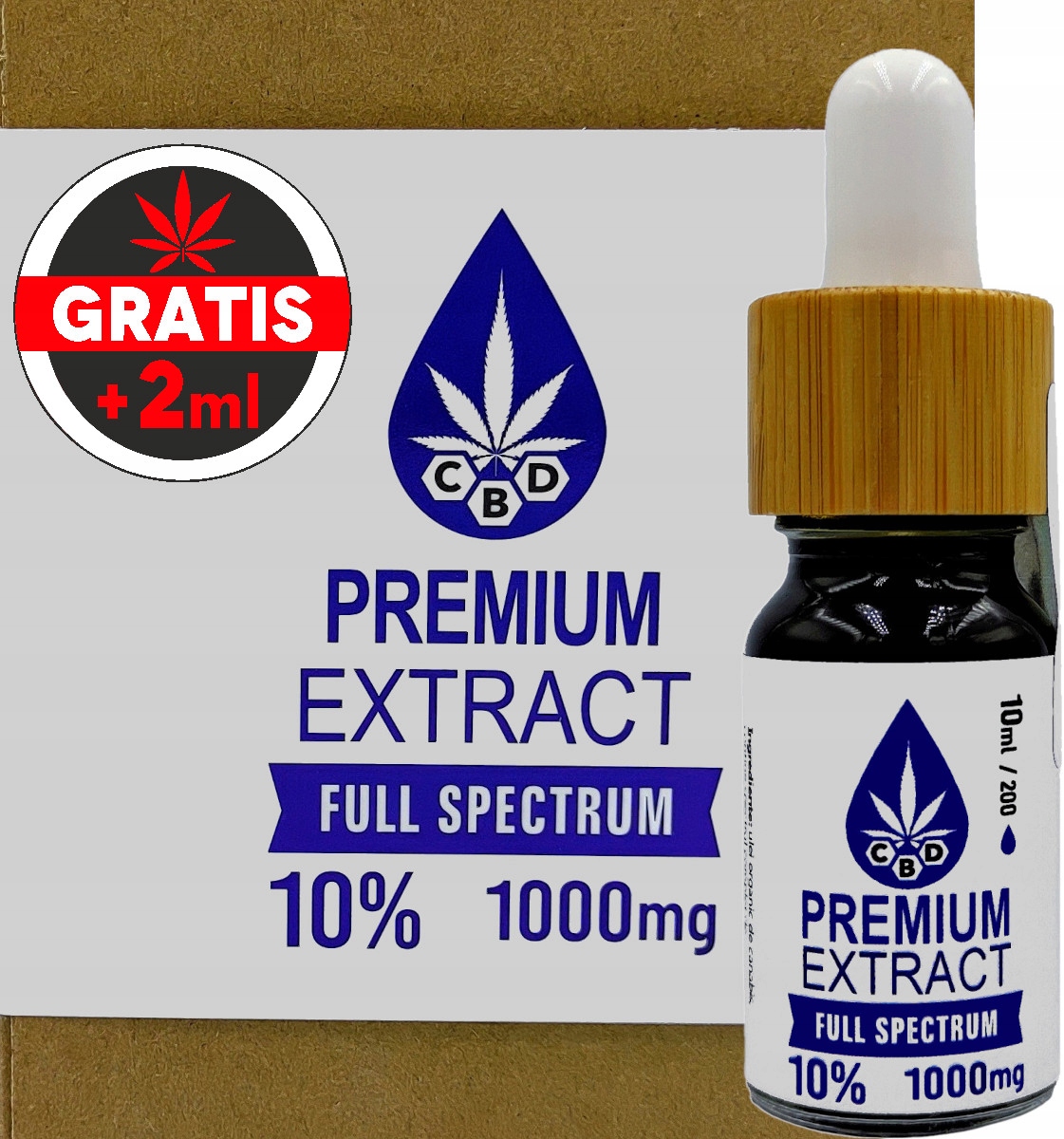 CBD - CBD konopný olej 10% | 1000mg | celé spektrum