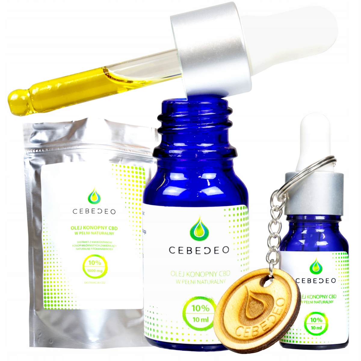 CBD - CBD konope olej 10% certifikát Cebedeo Oil