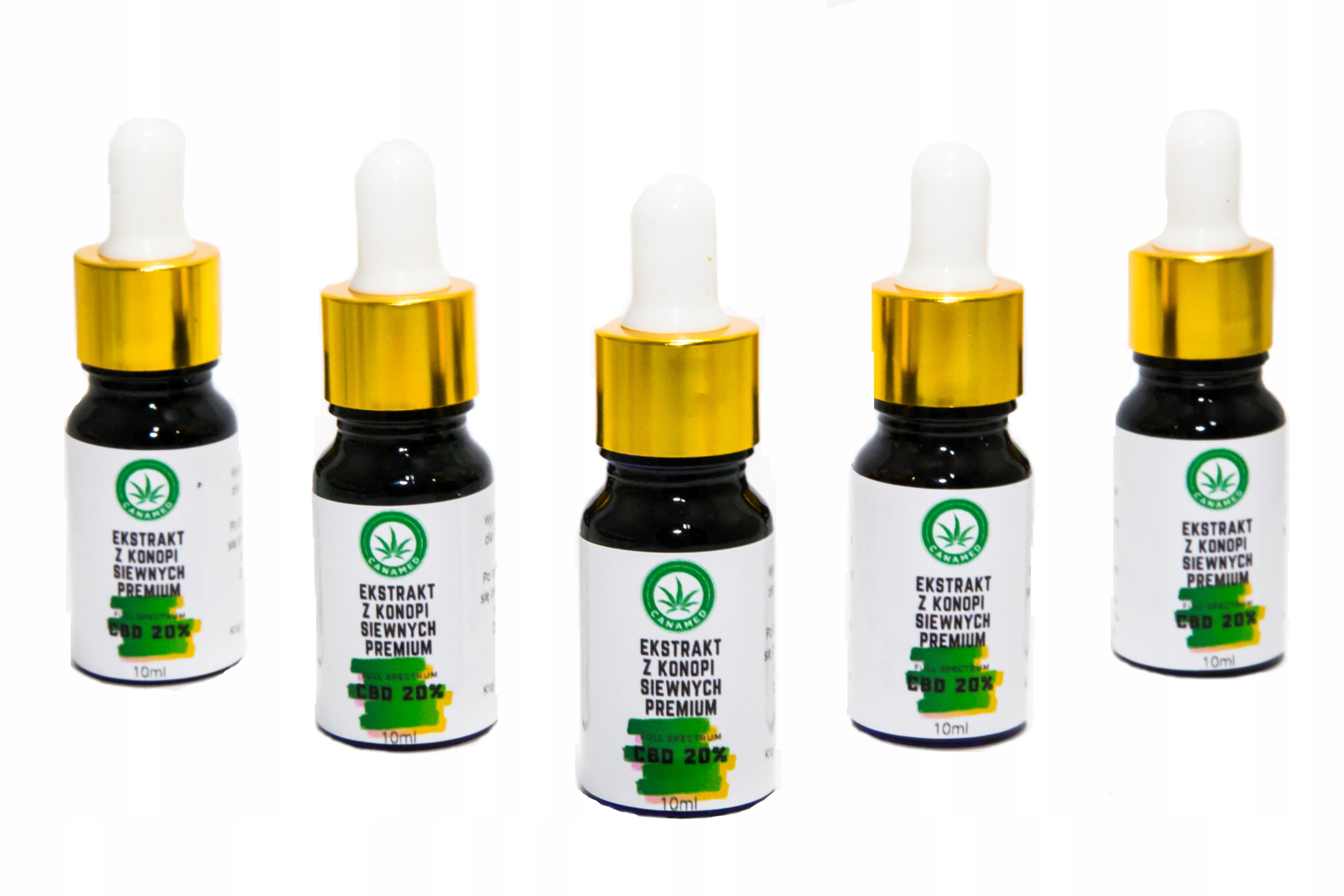 CBD - KONOPNÝ OLEJ CBD PREMIUM 20% CO2 CanaMed 5 ks