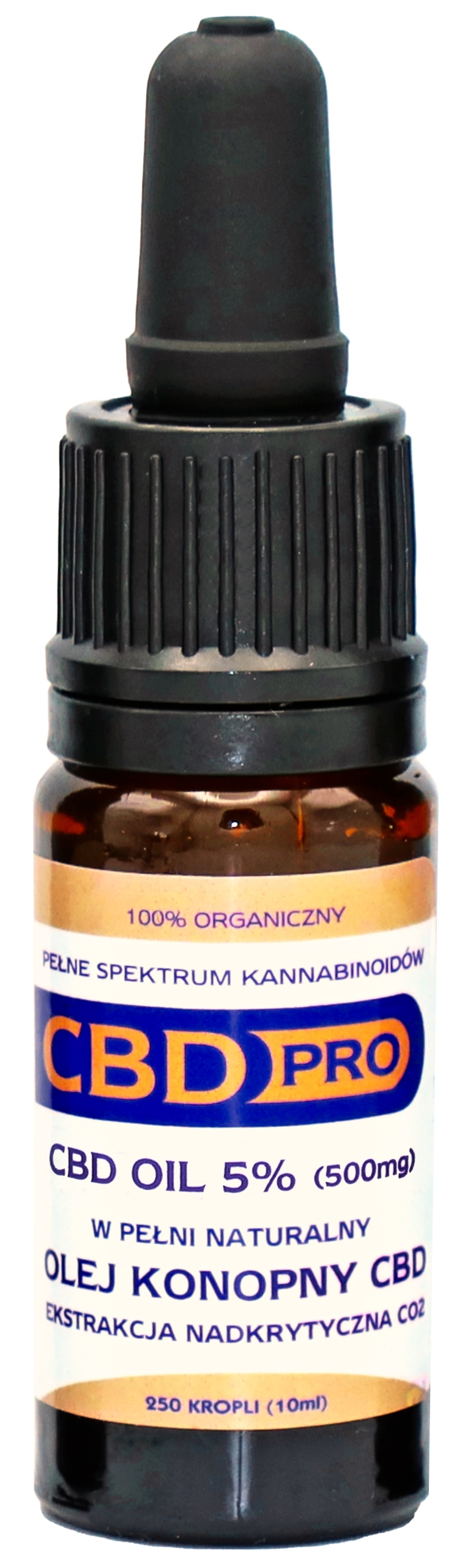 CBD - CBD Pre konopný olej 5% 500mg certifikované