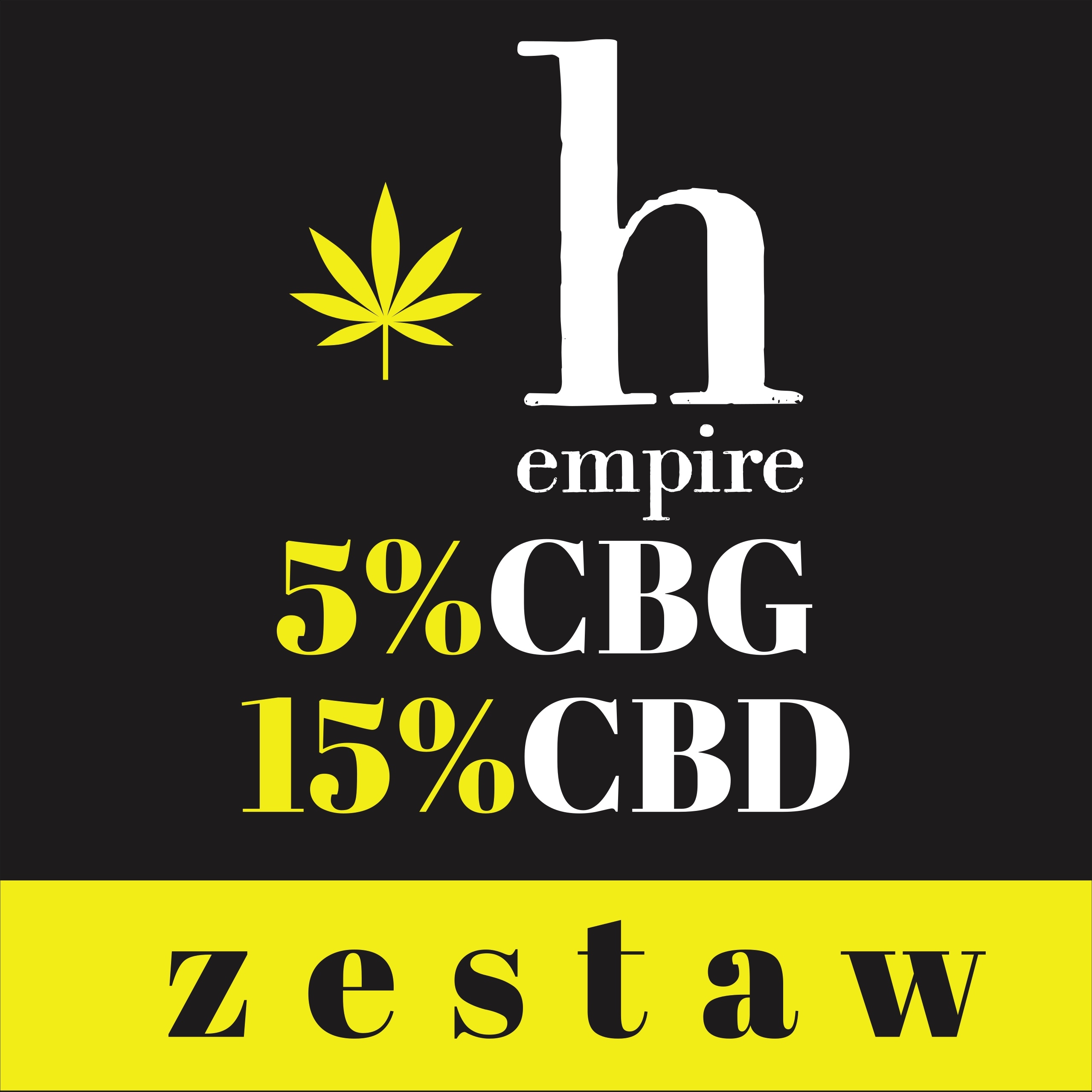 CBD - Hempire CBG 5% Hempire Oil + CBD Čistý 15%
