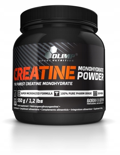 Kreatín - OLIMP 100% Micronizovaný Kreatín Monohydrát 550g