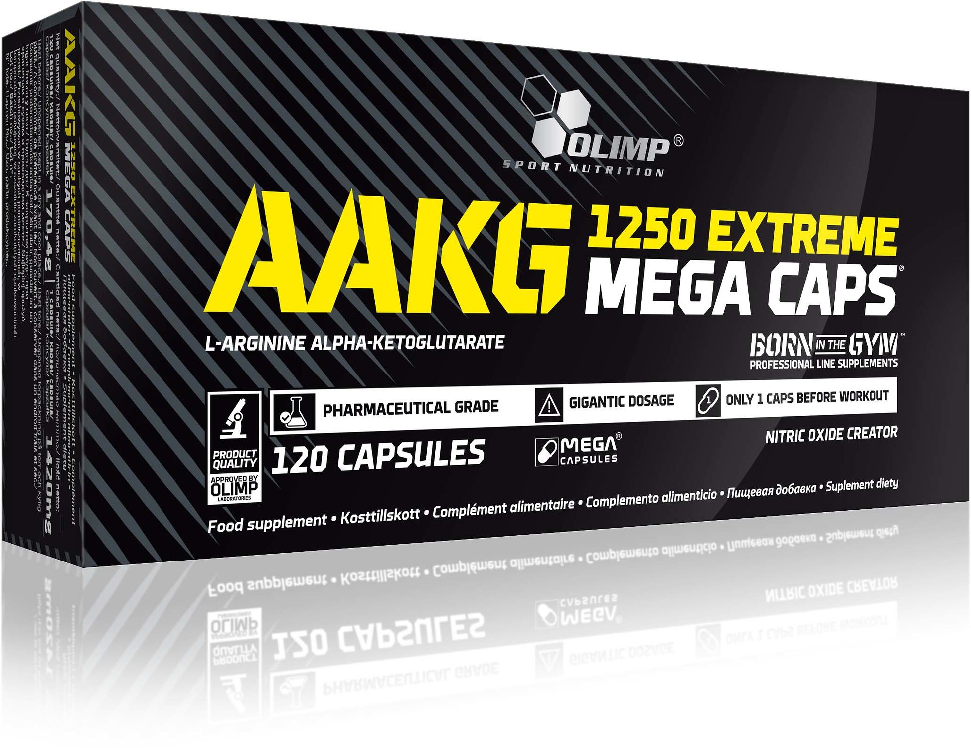 Aminokyseliny - OLIMP AAKG 1250 mg mega čiapky 120 čiapky
