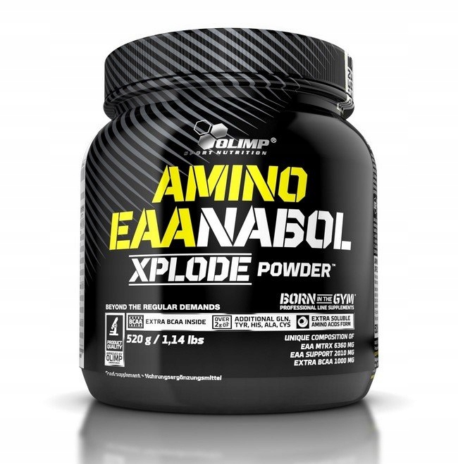 Aminokyseliny - Olimp amino EAA prášok 520g ľadový čaj broskyňa