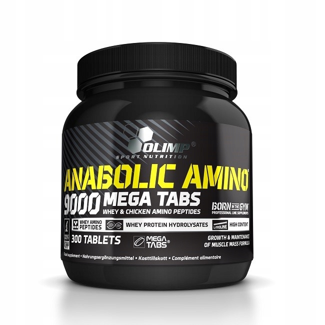Aminokyseliny - OLIMP ANABOLICKÝ AMINOHO 9000 300TAB BCAA EAA