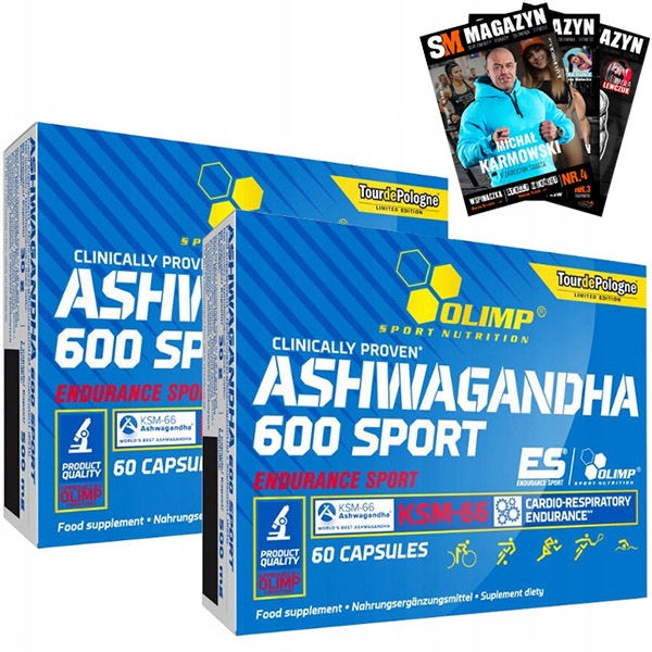OLIMP ASHWAGANDHA 600mg 2X60 kapsula INDICKÝ GIN