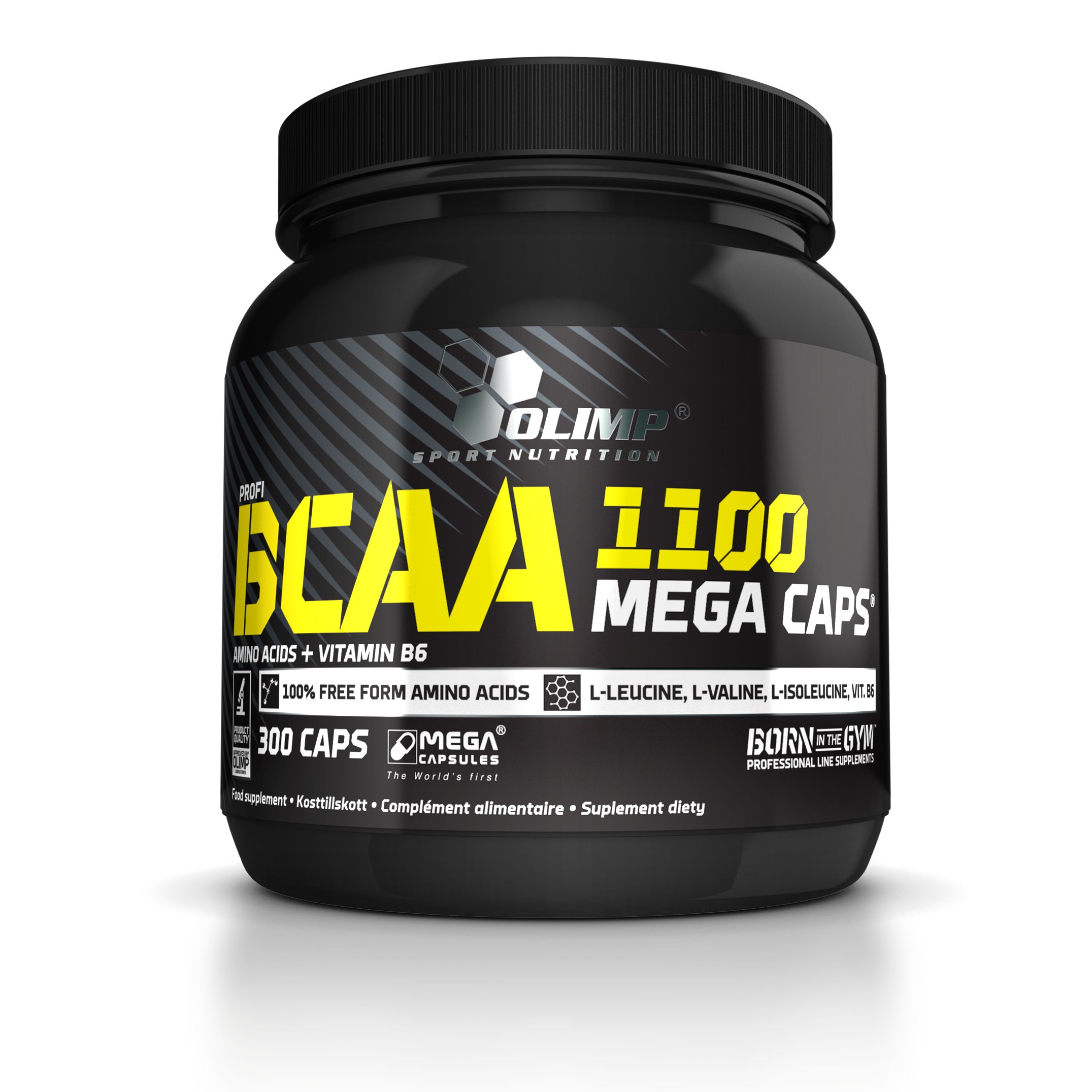 Aminokyseliny - OLIMP BCAA 1100 MC 300KAPS AMINOY KYMENTY Leucin Xtra