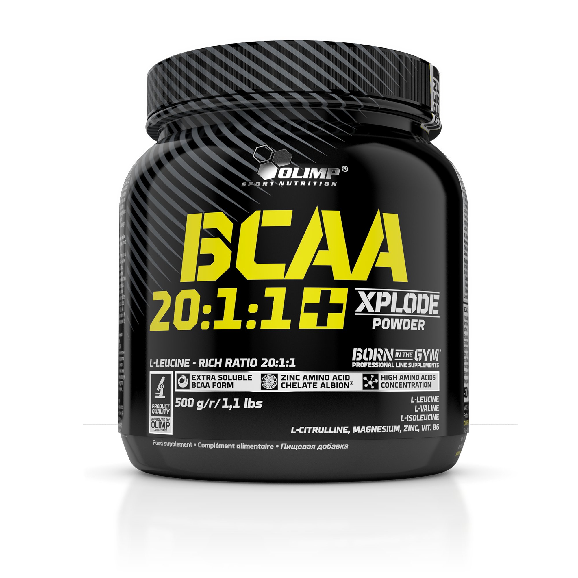 Aminokyseliny - Olimp BCAA 20: 1: 1 xplode prášok 500g aminokyseliny