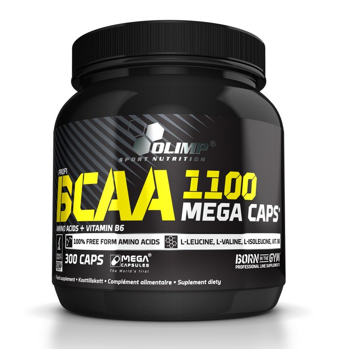 Aminokyseliny - OLIMP BCAA 300 MEGA Uzávery Silné aminokyseliny 1100mg