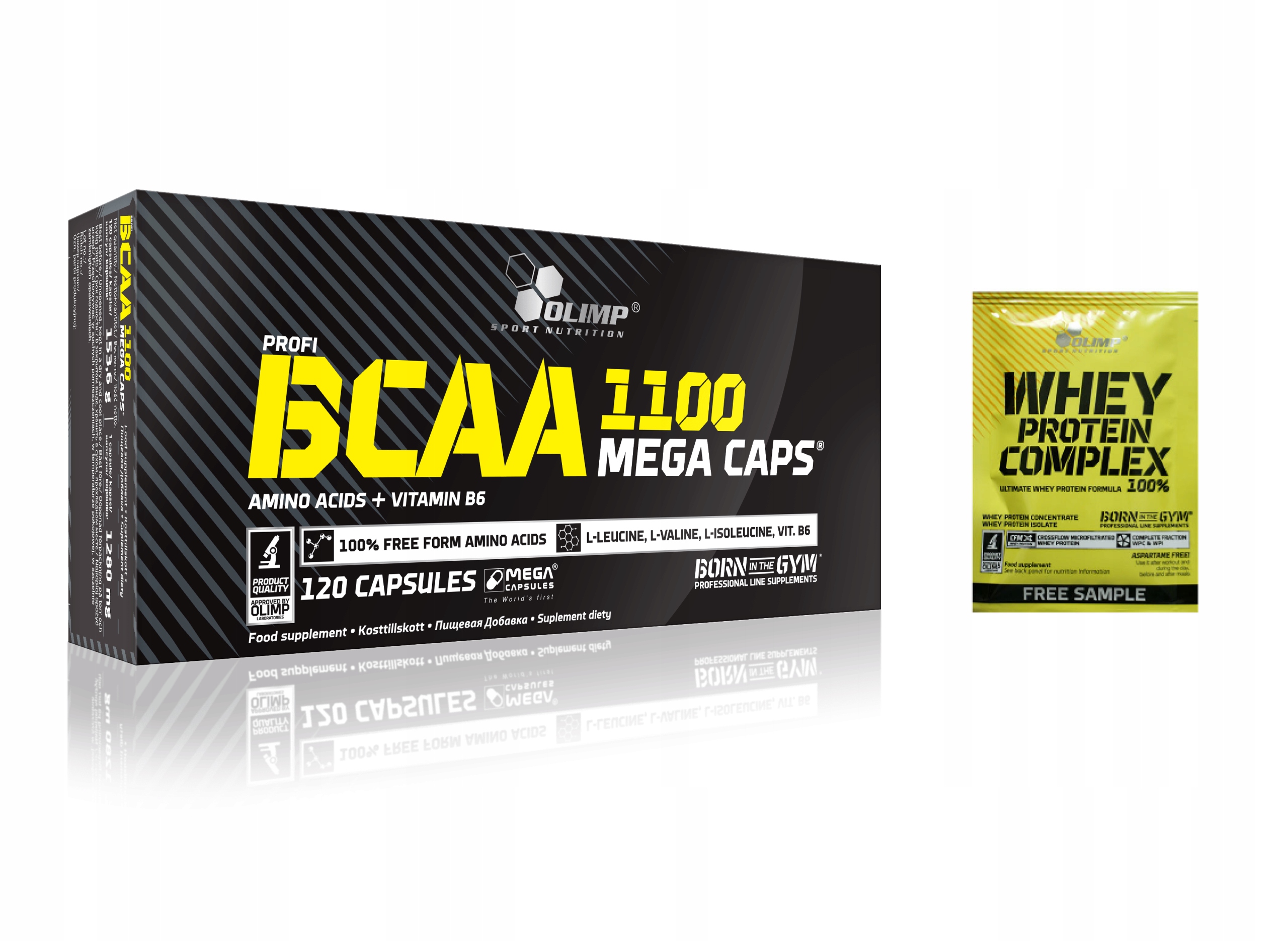 Aminokyseliny - OLIMP BCAA MEGA Uzávery 120 ks Regenerácia aminokyselín