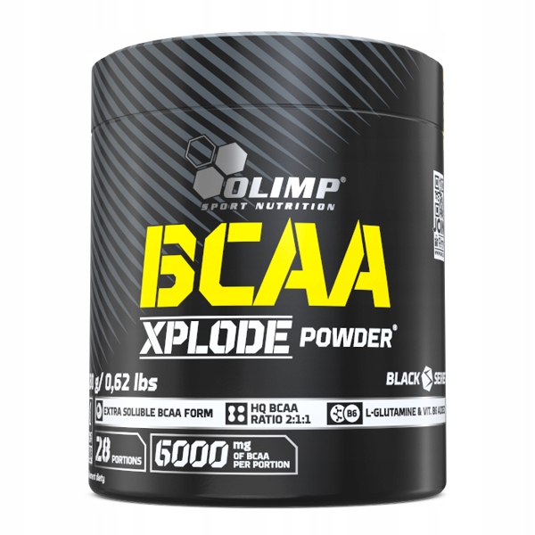Aminokyseliny - Olimp BCAA Xplode 280g Leucín EAA Aminokyseliny