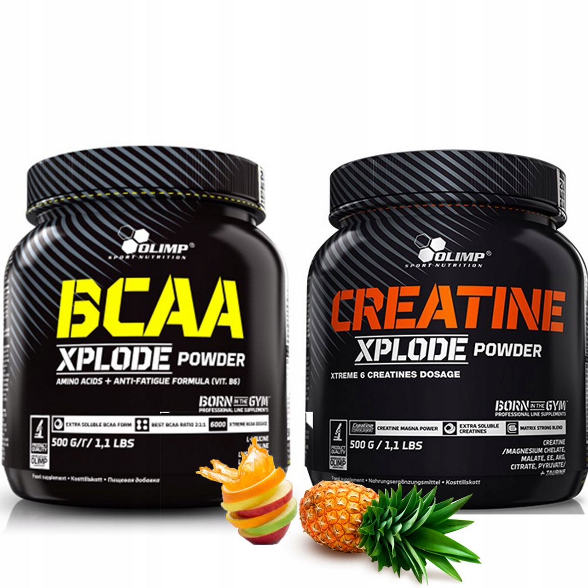 Aminokyseliny - OLIMP BCAA XPLODE 500 + CHARTINE XPLODE 500G AMINO