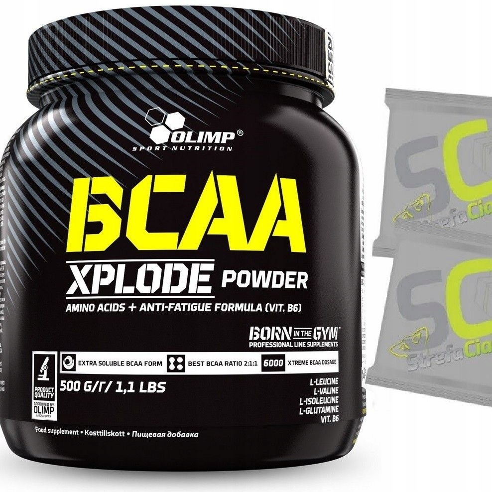 Aminokyseliny - OLIMP BCAA XPLODE 500g Aminokyseliny L-GLUTAMÍN POMA