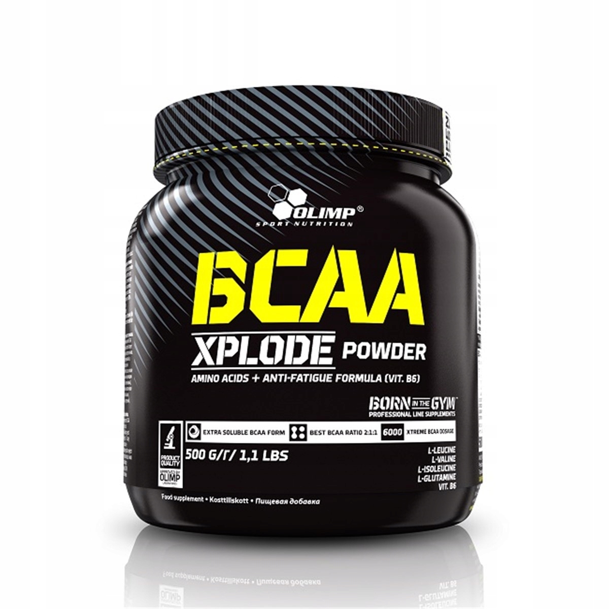 Aminokyseliny - Olimp BCAA XPLODE 500g glutamín amino xtra