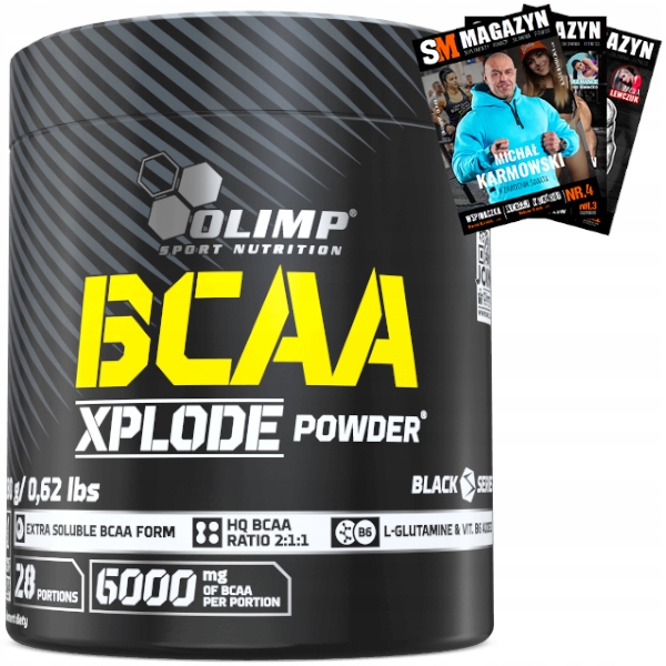 Aminokyseliny - OLIMP BCAA XPLODE PRÁŠOK 280G Aminokyseliny GLUTAMÍN