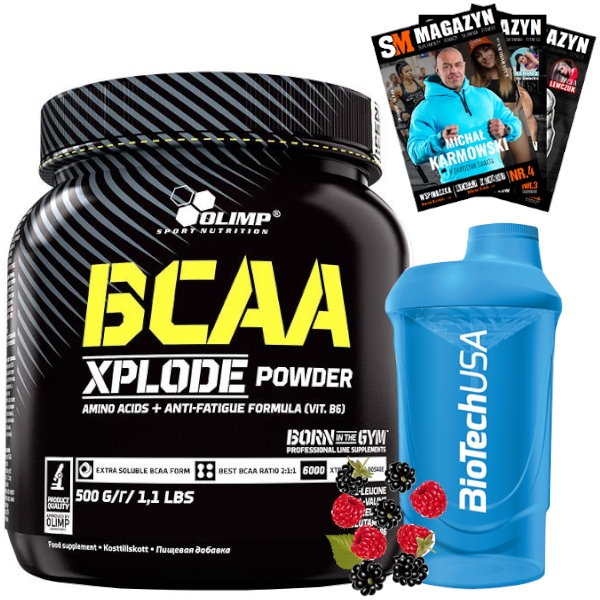 Aminokyseliny - OLIMP BCAA XPLODE Prášok 500 g Aminokyseliny silné