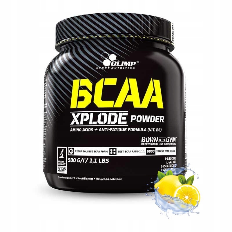 Aminokyseliny - Olimp BCAA Xplode 500g citrónové aminokyseliny