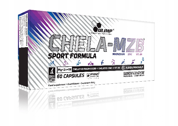 Testosterón - Olimp Chela MZB 60K Magnesium Zinok B6 ZMA Regenerácia