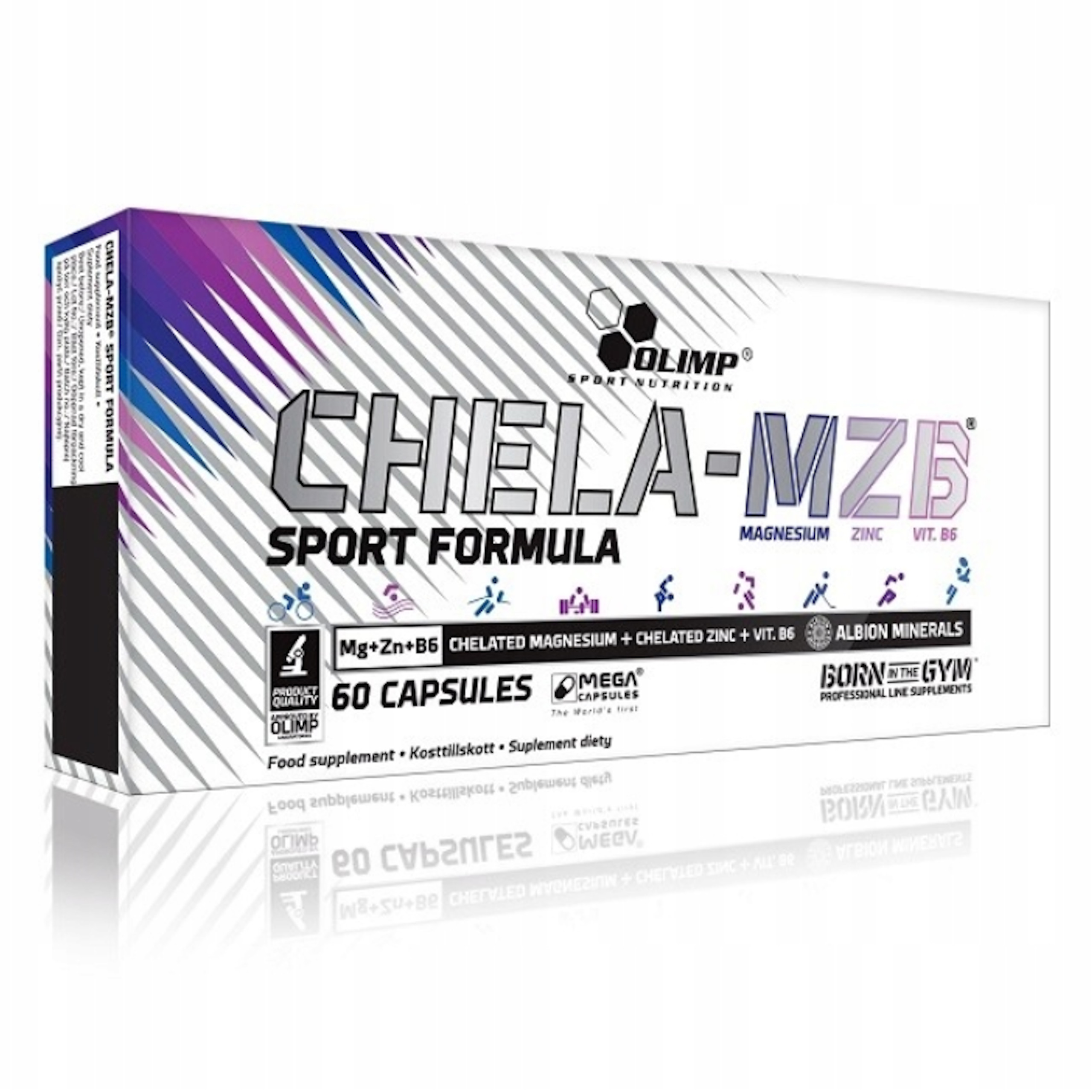 Olimp Chela-MZB Sport 60 K. MAGNESIUM ZINC B6 ZMA MAG