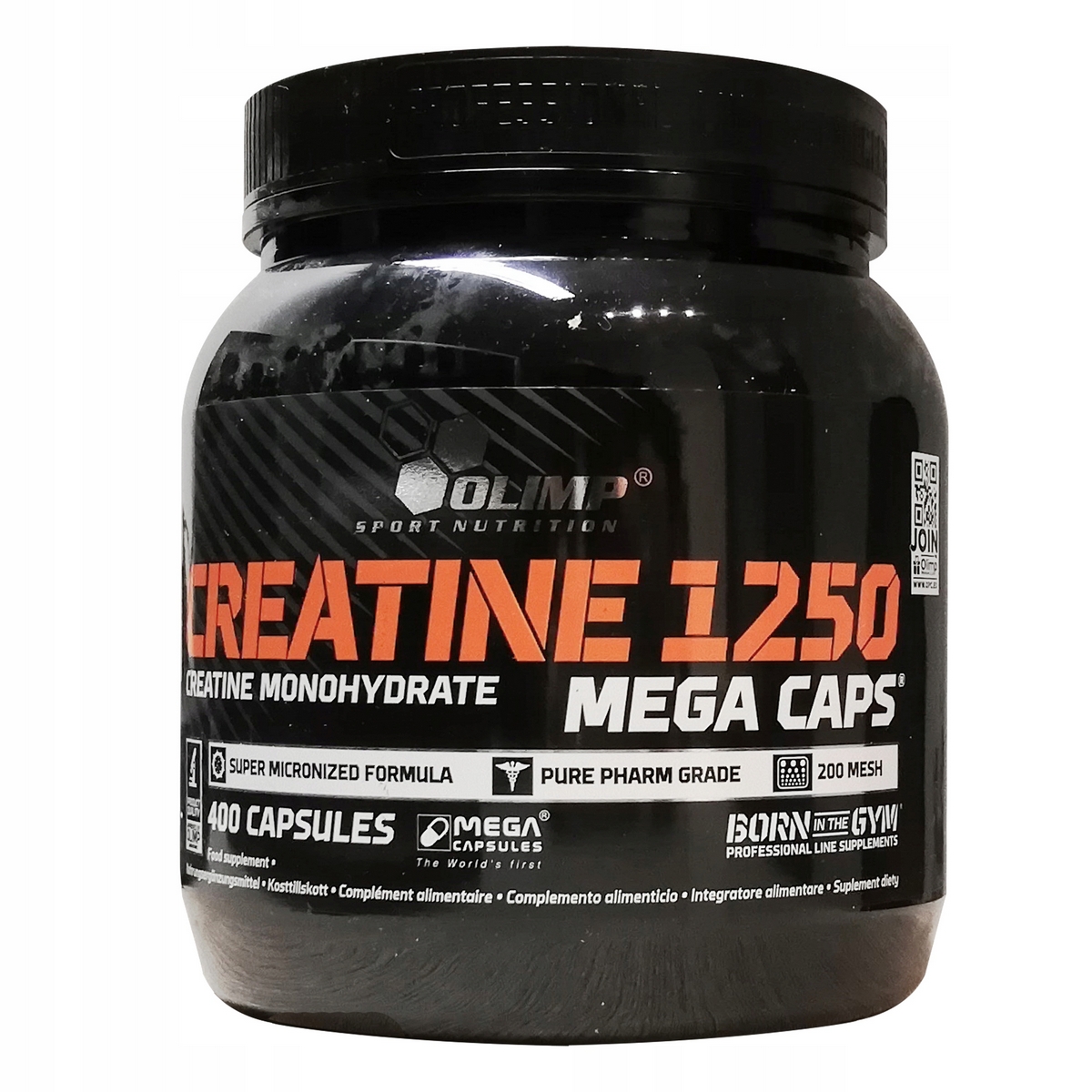 Kreatín - Olimp Creaine 400Caps Monohydrátové svaly