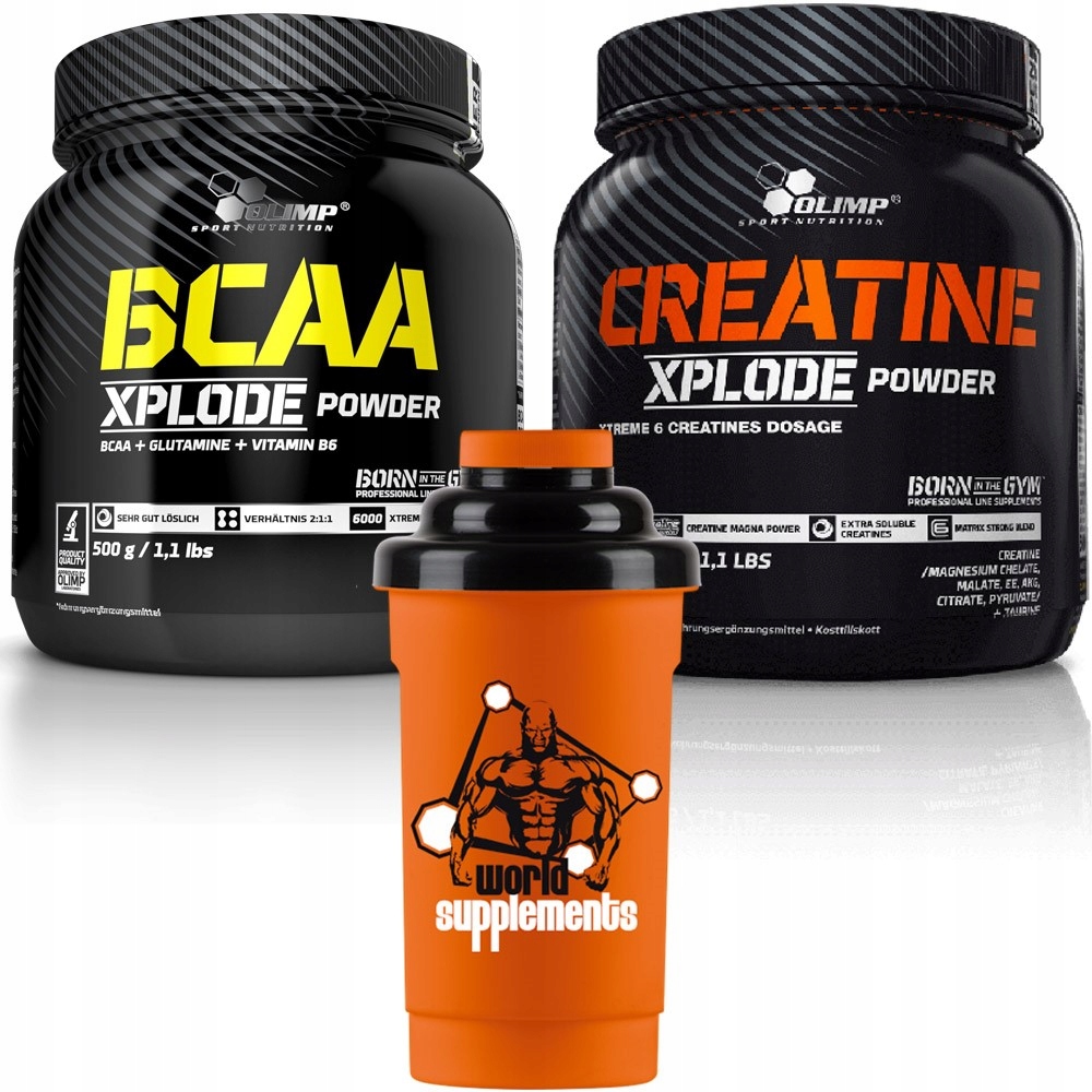 Kreatín - Olimp Createine Xplode 500g + BCAA XPLODE Prášok 500g